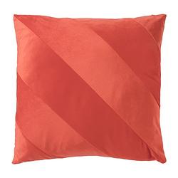 Foto van Kussenhoes streep - rood - 43x43 cm