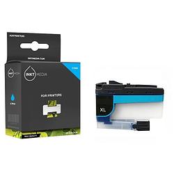 Foto van Inktmedia® - inktcartridge - geschikt brother lc-424 xl inktcartridge cyaan hoge capaciteit - cartridge met inkt