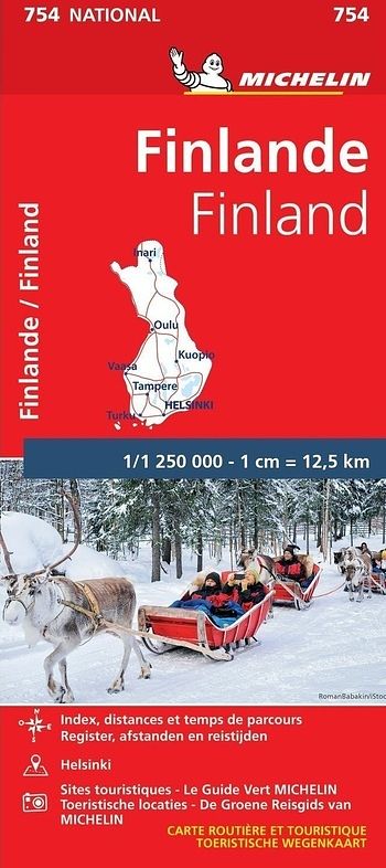 Foto van Michelin 754 finland - paperback (9782067172869)