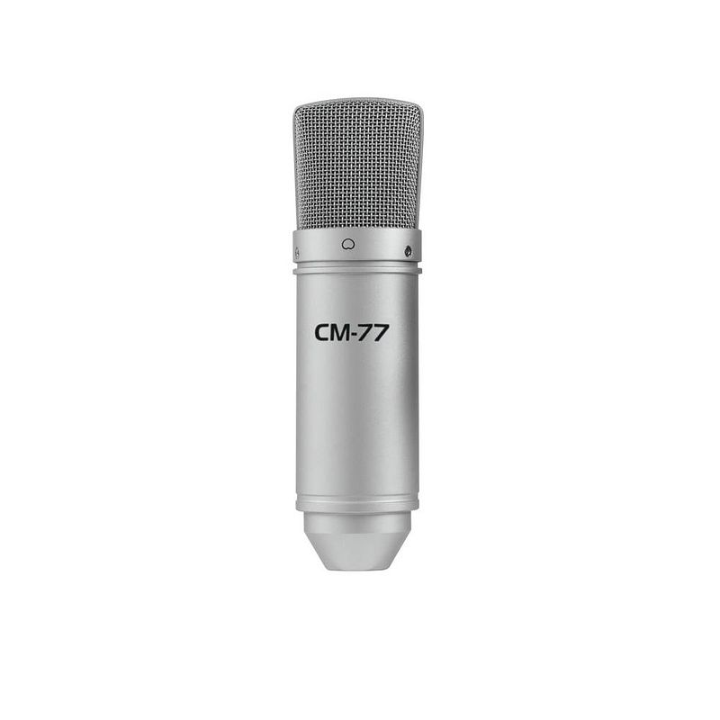 Foto van Omnitronic mic cm-77 studiomicrofoon zendmethode:kabelgebonden incl. shockmount, incl. klem