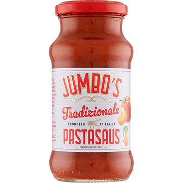 Foto van Jumbo'ss tradizionale pastasaus 350 g aanbieding bij jumbo | 25% korting