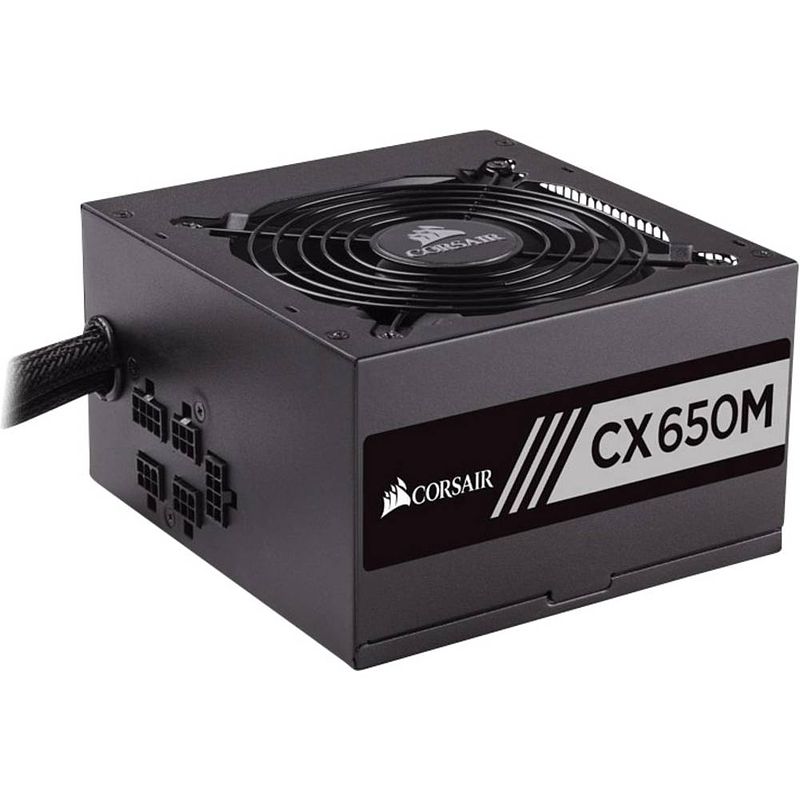 Foto van Corsair cx650m pc netvoeding 650 w 80 plus bronze