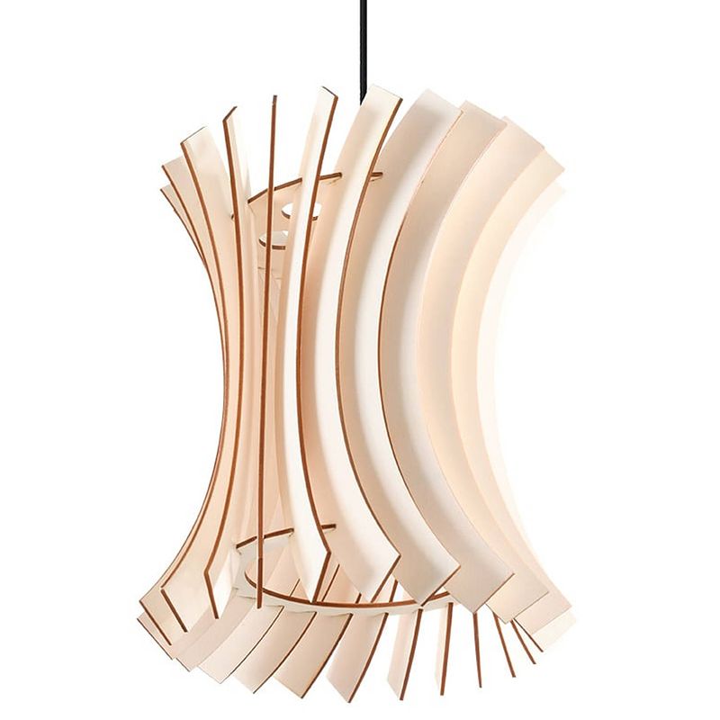 Foto van Sollux hanglamp oriana ø 30 cm hout