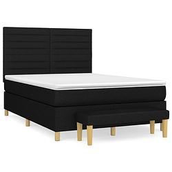 Foto van The living store boxspringbed - maximaal ontspannen - bed - matras en topmatras (140x190x20cm) - pocketvering -