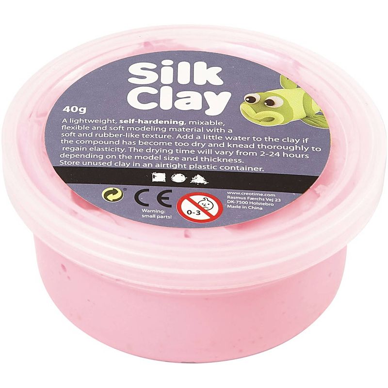 Foto van Silk clay klei roze 40 gram (79109)