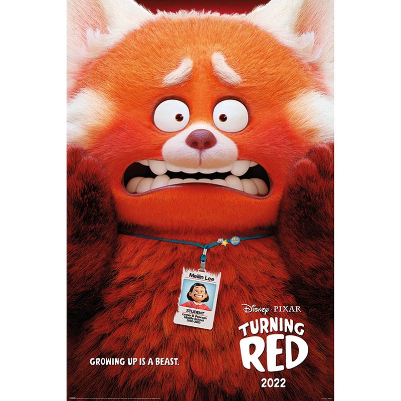 Foto van Pyramid turning red growing up is a beast poster 61x91,5cm