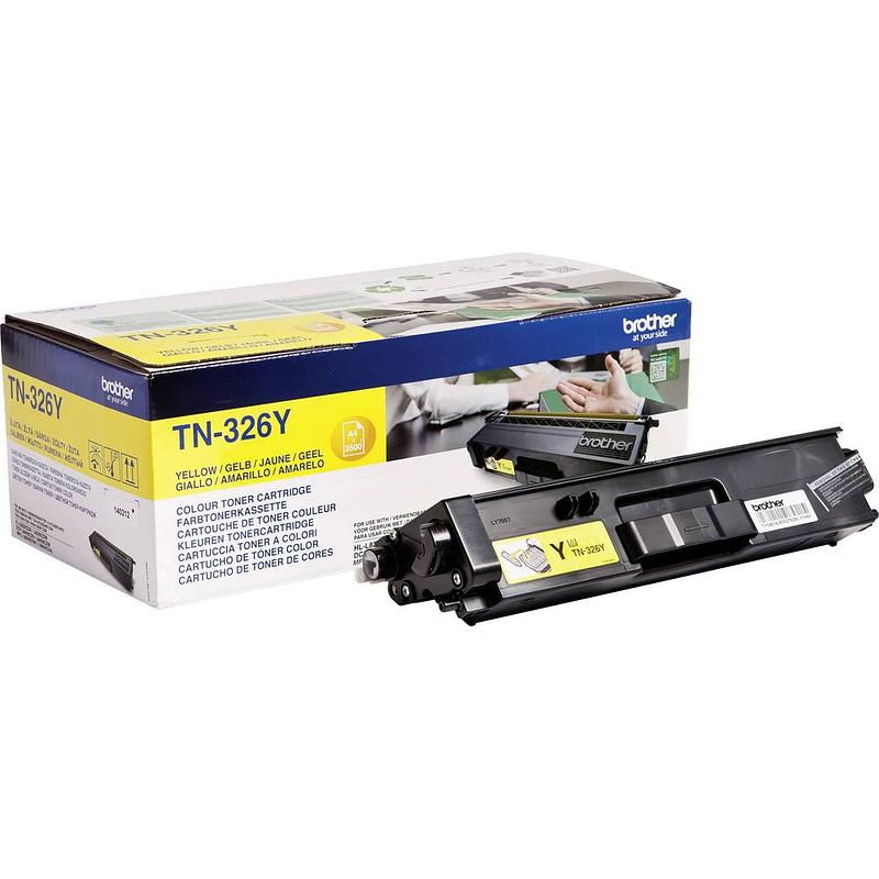 Foto van Brother toner tn-326y tn326y origineel geel 3500 bladzijden