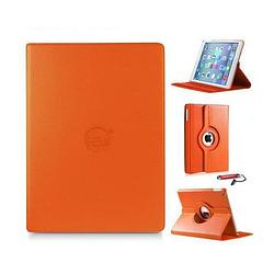 Foto van Ipad mini 3 hoes, oranje 360 graden draaibare hoes ipad mini hoes 1 2 3 - ipad hoes, tablethoes