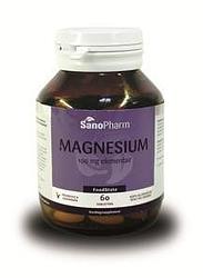 Foto van Sanopharm magnesium 100mg tabletten