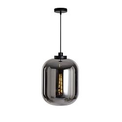 Foto van Bronx71 hanglamp smoke 45 cm 1-lichts glas.