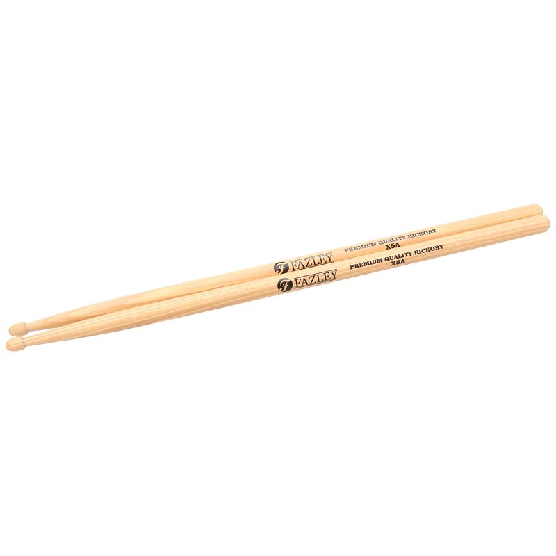 Foto van Fazley stix-x5a drumstokken met houten tip