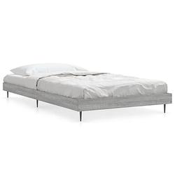 Foto van Vidaxl bedframe bewerkt hout grijs sonoma eikenkleurig 90x200 cm