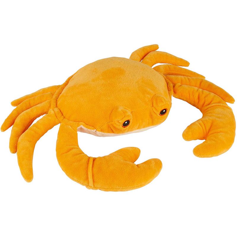 Foto van Pluche knuffel zeedieren krab van 33 cm - knuffel zeedieren