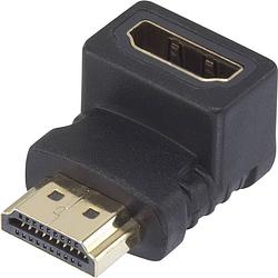 Foto van Speaka professional sp-7870132 hdmi adapter [1x hdmi-stekker - 1x hdmi-bus] zwart vergulde steekcontacten 0.00 m