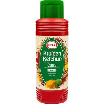 Foto van Hela kruiden ketchup curry bio 300ml bij jumbo