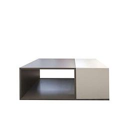 Foto van Symbiosis salontafel krossen - wit/taupe - 34x89x67 cm - leen bakker