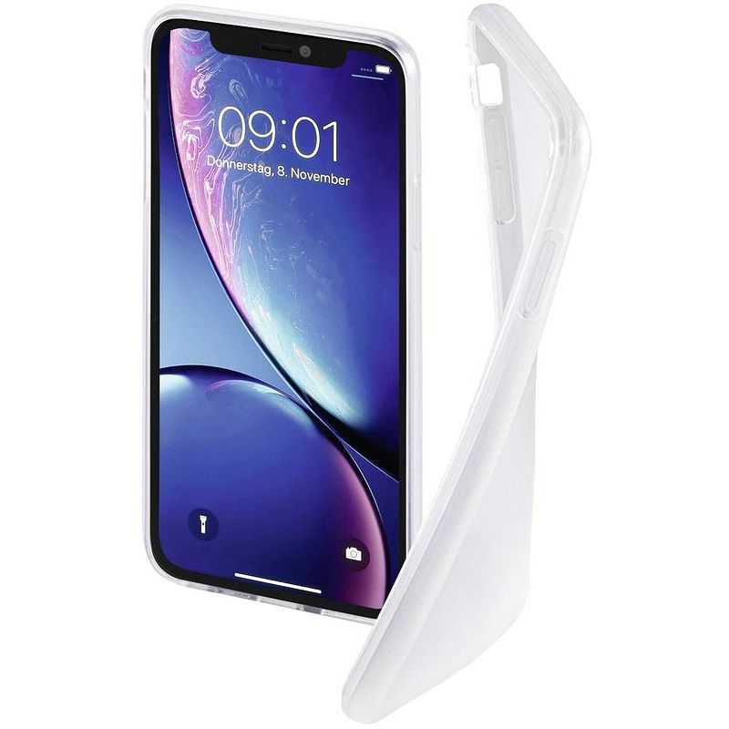 Foto van Hama cover crystal clear iphone xr telefoonhoesje transparant