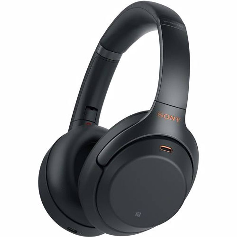 Foto van Sony draadloze koptelefoon wh1000xm3b noise cancelling (zwart)