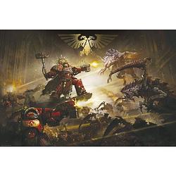 Foto van Abystyle warhammer 40k the battle of baal poster 91.5x61cm