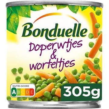 Foto van Bonduelle doperwtjes & worteltjes 305g bij jumbo