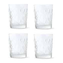 Foto van Orange85 waterglazen - whiskeyglazen - set van 4 - tumbler - transparant - 370 ml - glas