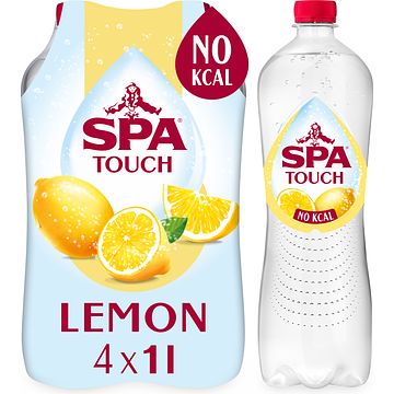 Foto van Spa touch bruisend lemon 4 x 1l bij jumbo