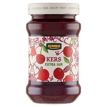 Foto van Jumbo kers extra jam 440g