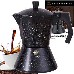 Foto van Edënbërg stonetec line - percolator - koffiemaker 9 kops - espresso maker 450 ml - marmer coating