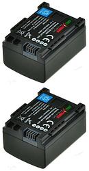 Foto van Chilipower bp-808 / bp-807 accu voor canon - 950mah - 2-pack