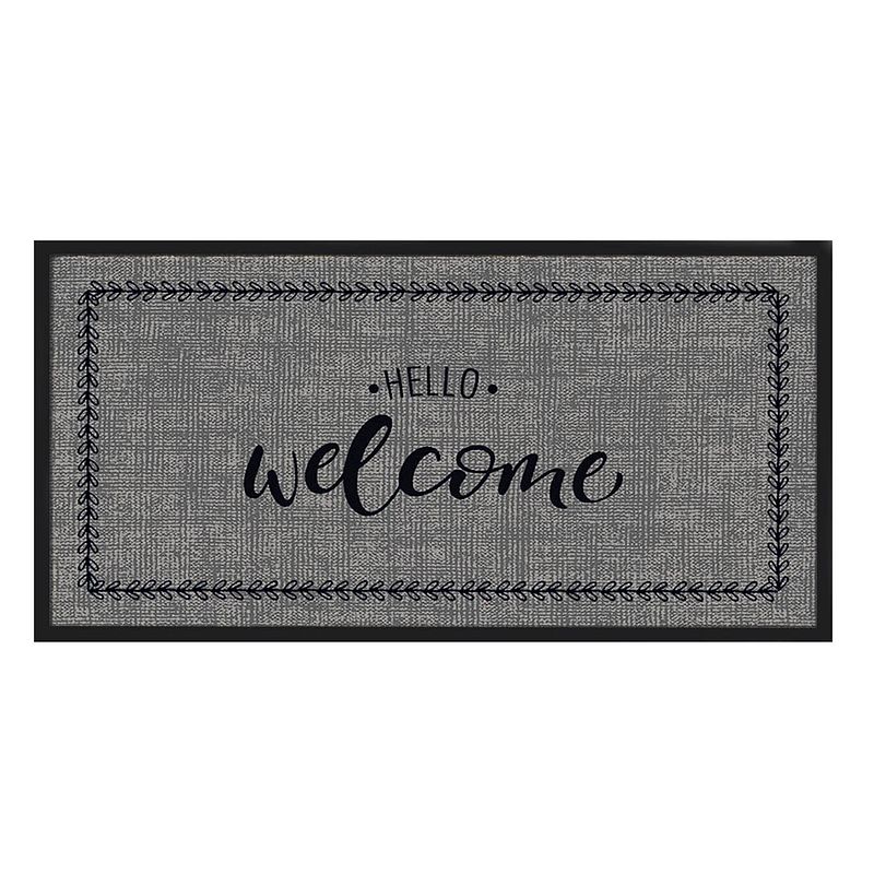 Foto van Md entree - schoonloopmat - emotion xs - hello welcome - 40 x 80 cm