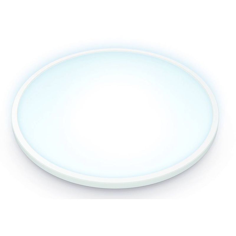 Foto van Wiz superslim wiz ceiling 14w w rd 27-65k tw 871951433797800 led-plafondlamp 14 w wit