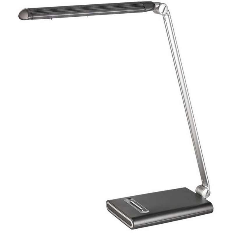 Foto van Bureaulamp alco led antraciet/zilver 0,5 watt 12 leds 230 volt