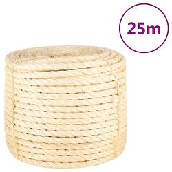 Foto van Vidaxl touw 14 mm 25 m 100% sisal