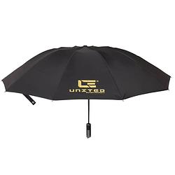 Foto van United entertainment automatische paraplu opvouwbaar ø 115 cm - zwart