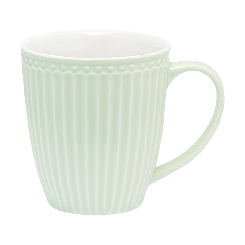 Foto van Greengate koffiemok alice lichtgroen 300 ml - h 10 cm - ø 9.5 cm