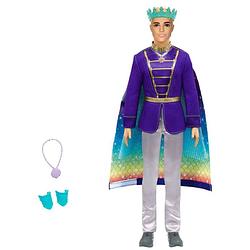 Foto van Barbie tienerpop dreamtopia: prins meisjes 35 cm paars 5-delig