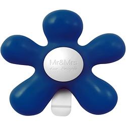 Foto van Mr & mrs fragrance - fiorellino luchtverfrisser voor auto gardenia of tahiti - polypropyleen - blauw