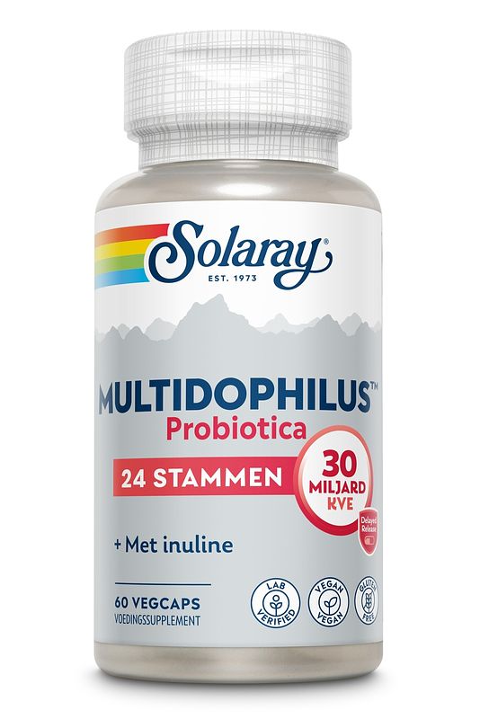 Foto van Solaray multidophilus probiotica 24 stammen vegcaps