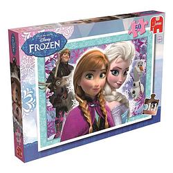 Foto van Jumbo disney puzzel frozen anna en elsa - 50 stukjes