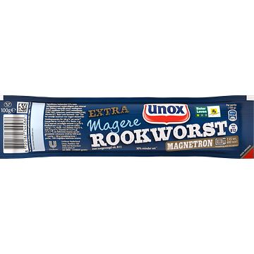 Foto van Unox rookworst magnetron mager 100g bij jumbo