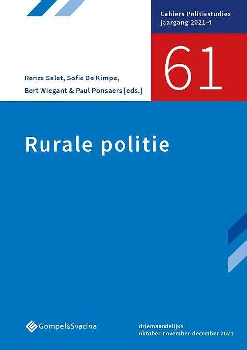 Foto van 61-rurale politie - paperback (9789463713467)