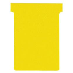 Foto van Nobo t-planbordkaarten index 3, ft 120 x 92 mm, geel