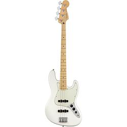 Foto van Fender player jazz bass polar white mn