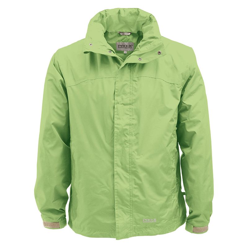 Foto van Pro-x elements regenjas meran heren polyester lichtgroen mt xl