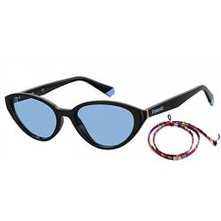 Foto van Polaroid zonnebril 6109/s dames cat-eye zwart/blauw