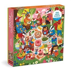 Foto van Woodland picnic 500 piece family puzzle - puzzel;puzzel (9780735376298)