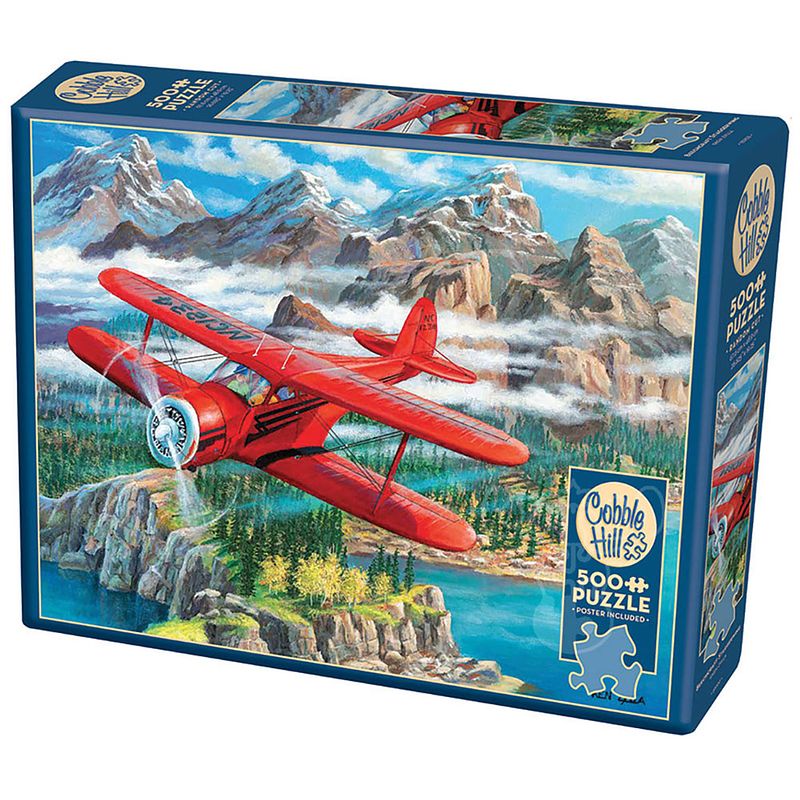 Foto van Cobble hill puzzle 500 pieces - beechcraft stagerwind