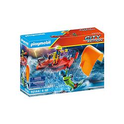 Foto van Playmobil city action - redding op zee: kitesurfer (70144)