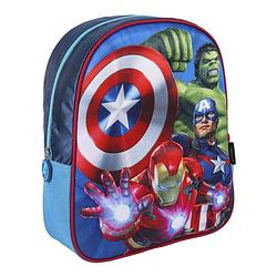 Foto van 3d-schoolrugzak the avengers blauw (25 x 31 x 10 cm)