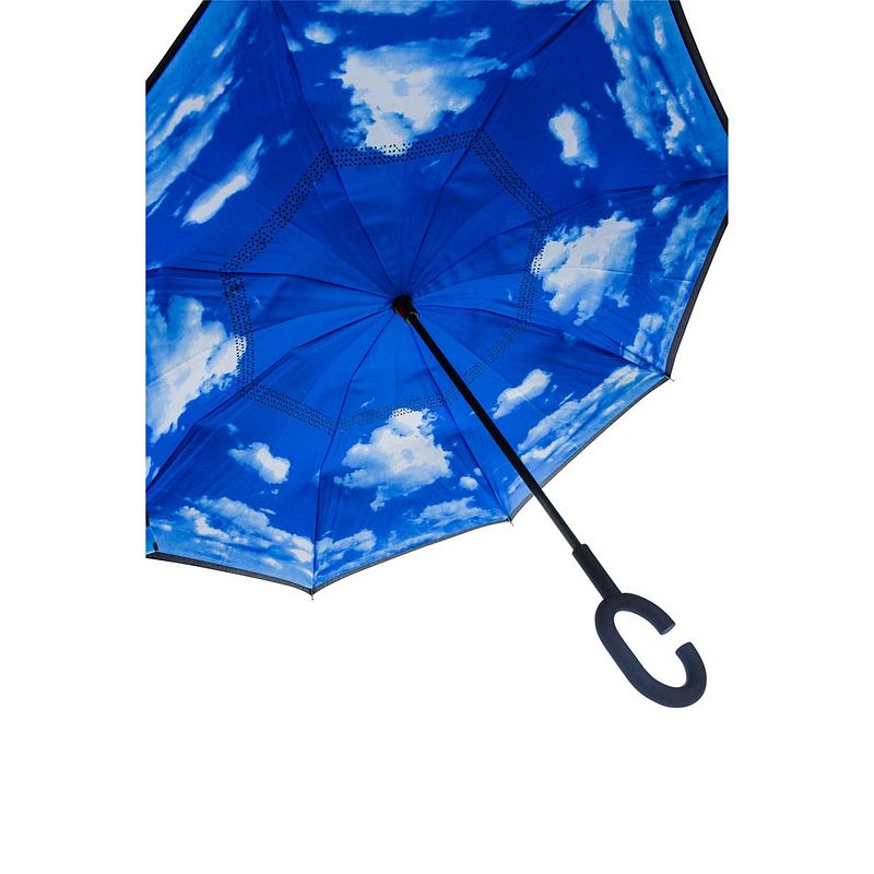 Foto van United entertainment dubbeldoeks omgekeerde wolken umbrella